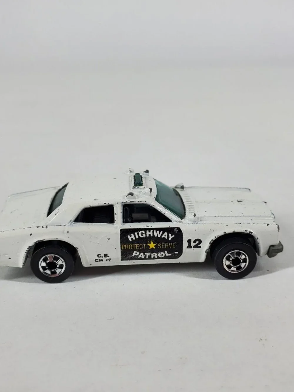 1977 Hot Wheels Blackwalls Police Cruiser Highway Patrol Hong Kong Base HK